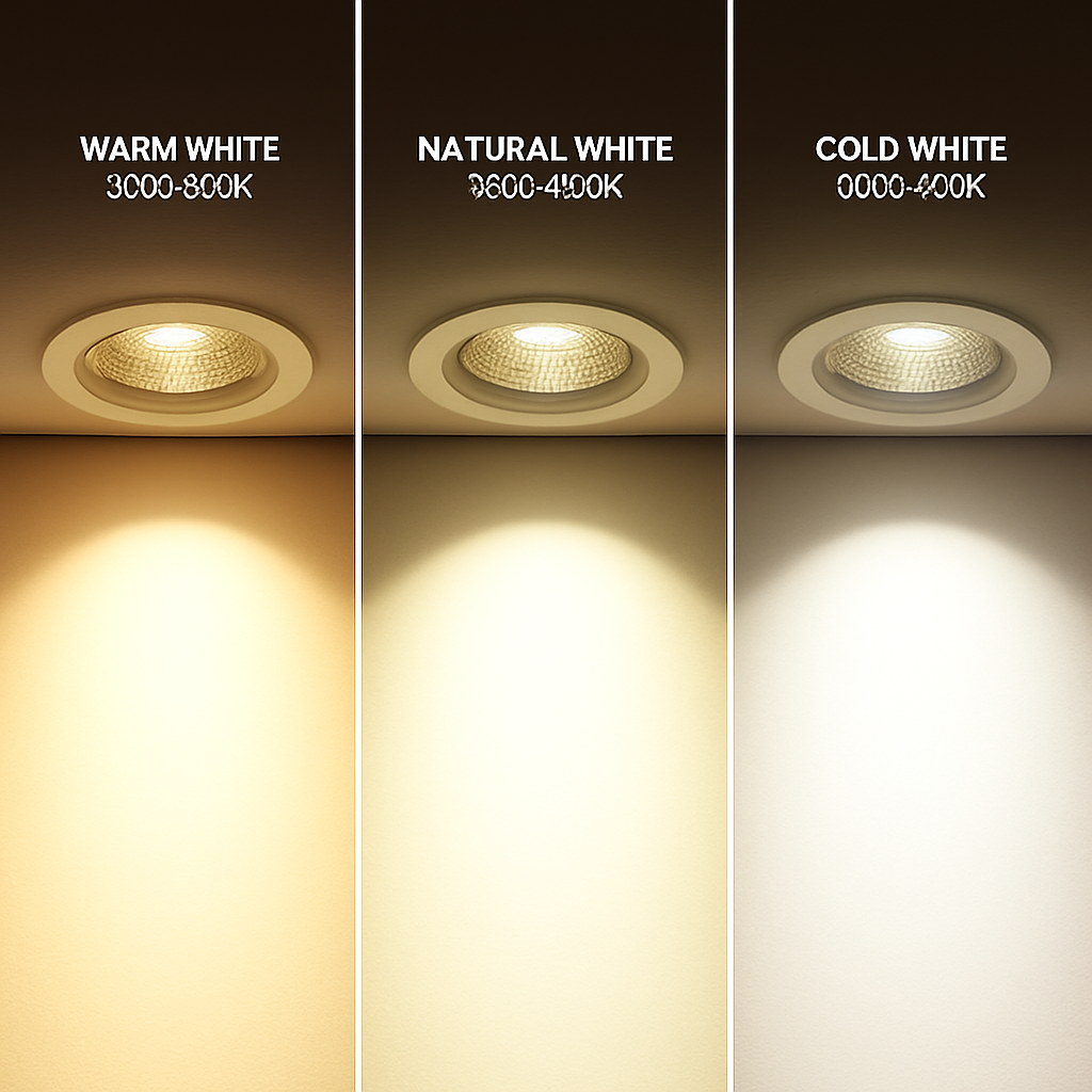 spot led encastrable anti-éblouissement réglable pour intérieur
