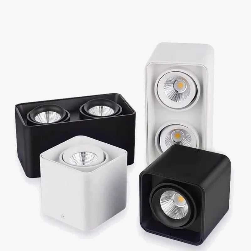 spot led encastrable avec ampoule remplaçable à angle réglable