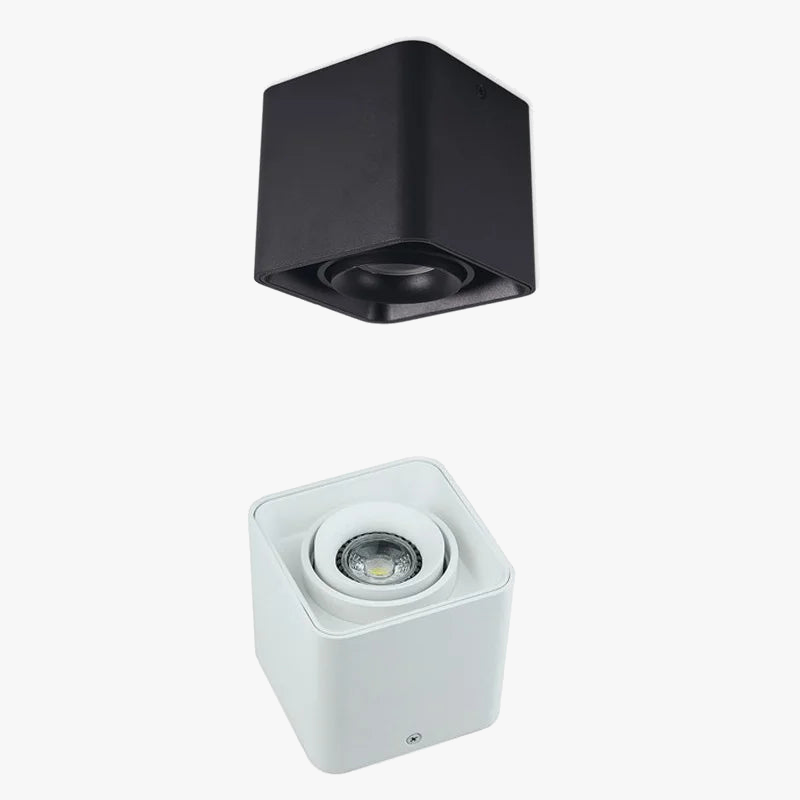 spot led encastrable avec ampoule remplaçable à angle réglable