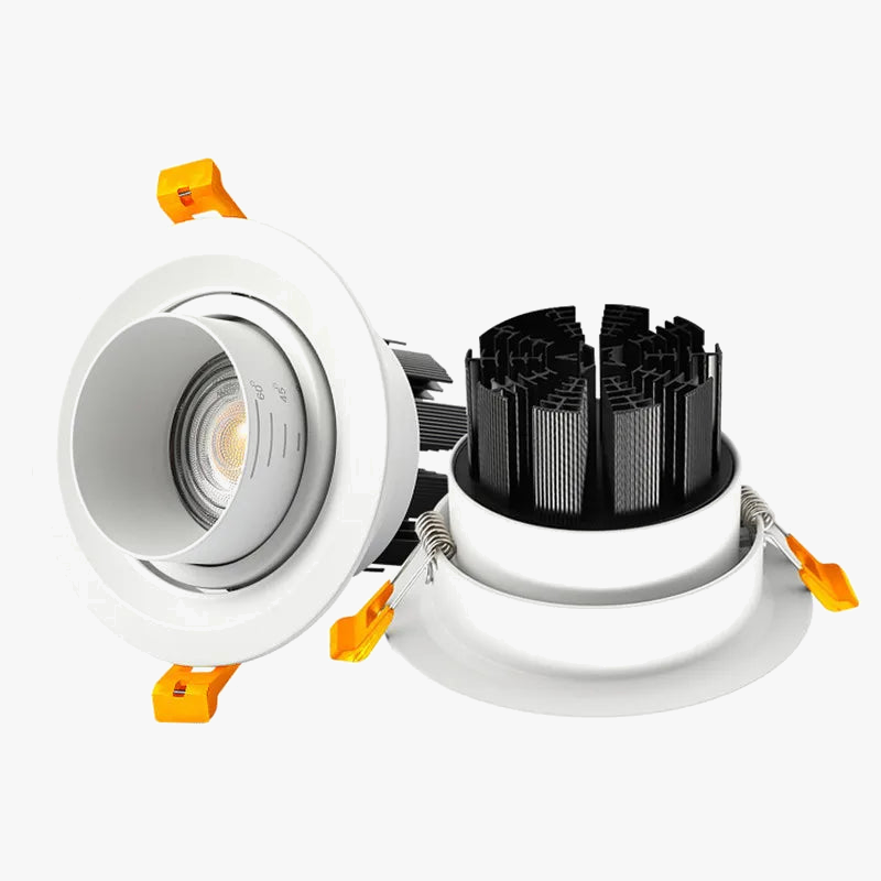 spot led encastrable avec angle de faisceau réglable pour éclairage décoratif