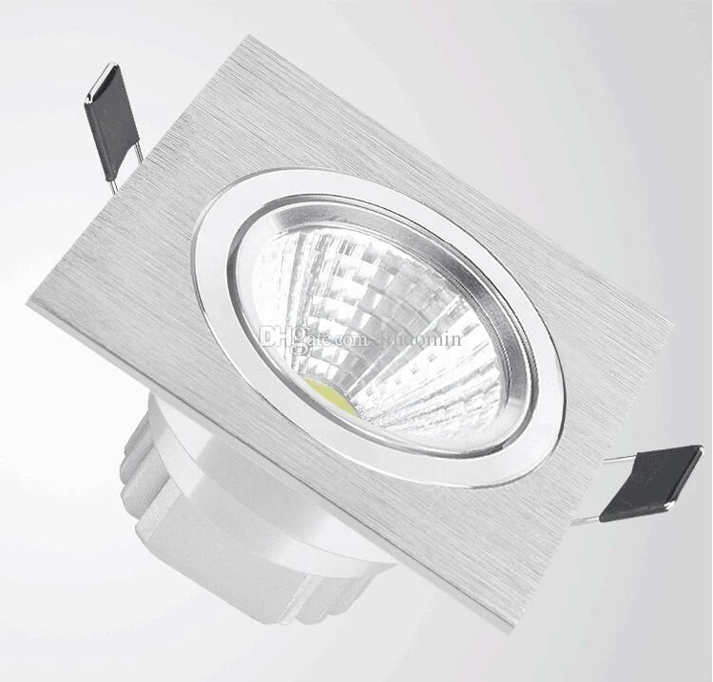 spot led encastrable carré à intensité variable décoratif pour intérieur