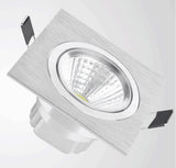 spot led encastrable carré à intensité variable décoratif pour intérieur