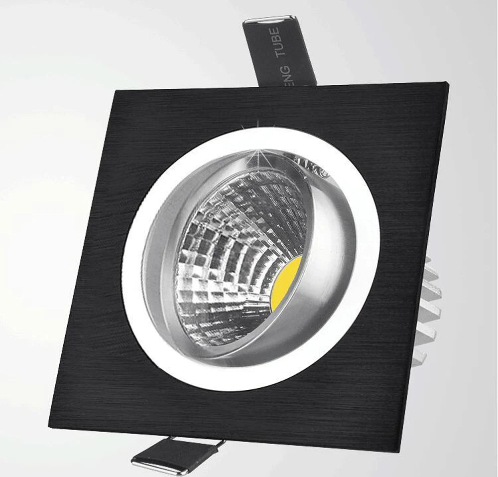spot led encastrable carré à intensité variable décoratif pour intérieur