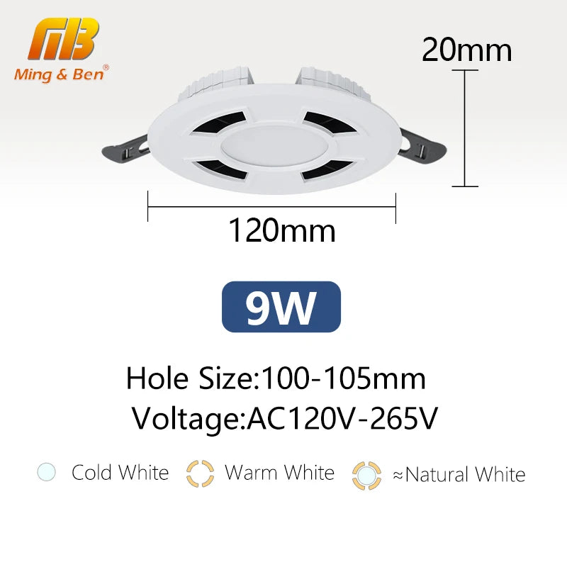spot led encastrable dimmable pour éclairage intérieur polyvalent