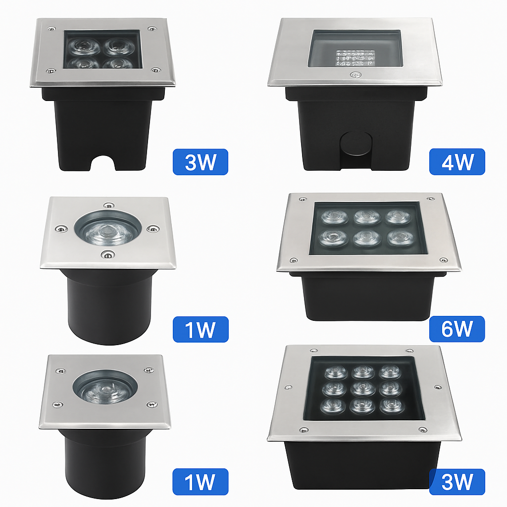 spot led encastrable extérieur éclairage souterrain étanche pour jardin
