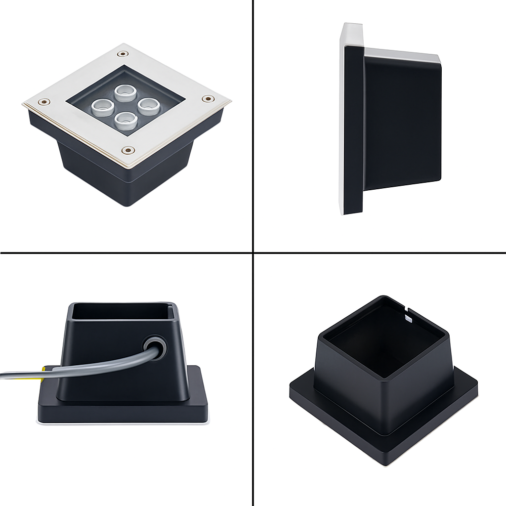 spot led encastrable extérieur éclairage souterrain étanche pour jardin