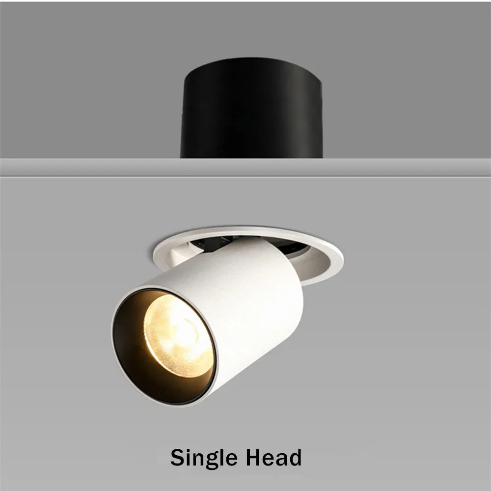 spot led encastrable extensible pour éclairage intérieur