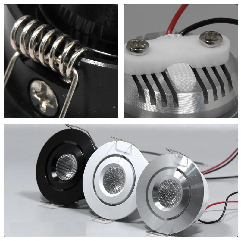 spot led encastrable inclinable réglable en hauteur pour intérieur