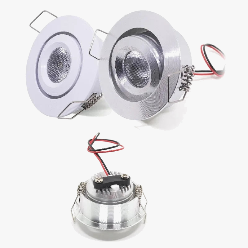 spot led encastrable inclinable réglable en hauteur pour intérieur