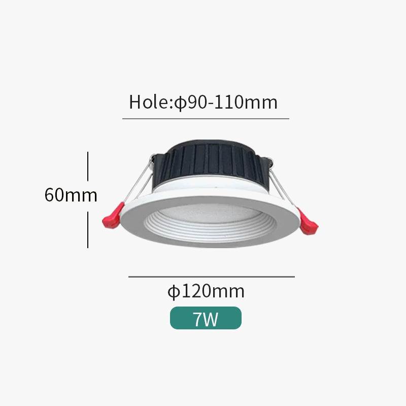 spot led encastrable à intensité variable pour éclairage intérieur