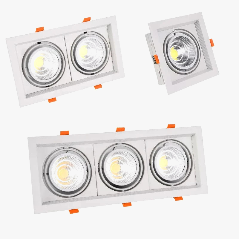 spot led encastrable à intensité variable super lumineux pour décoration