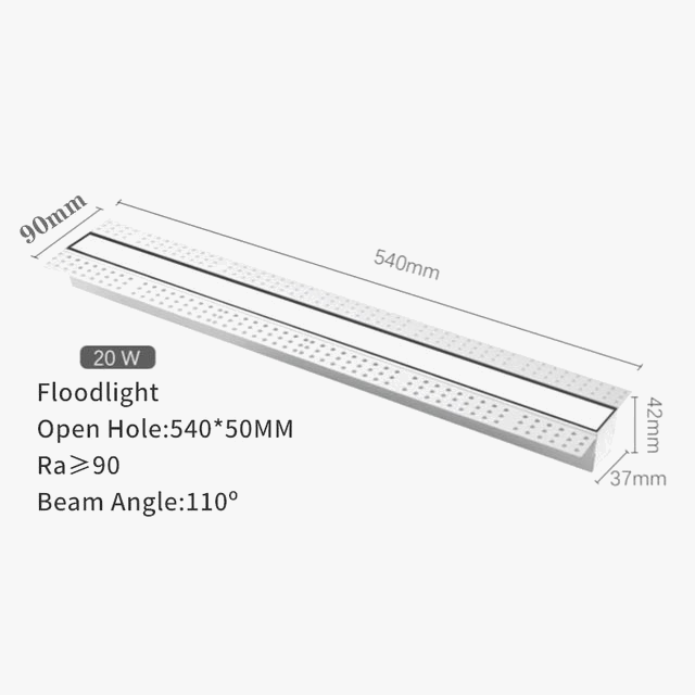 spot led encastrable magnétique moderne éclairage linéaire intérieur