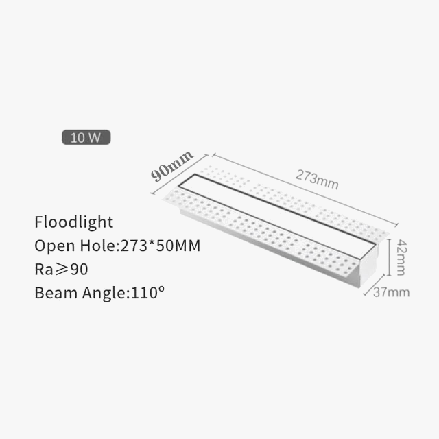 spot led encastrable magnétique moderne éclairage linéaire intérieur