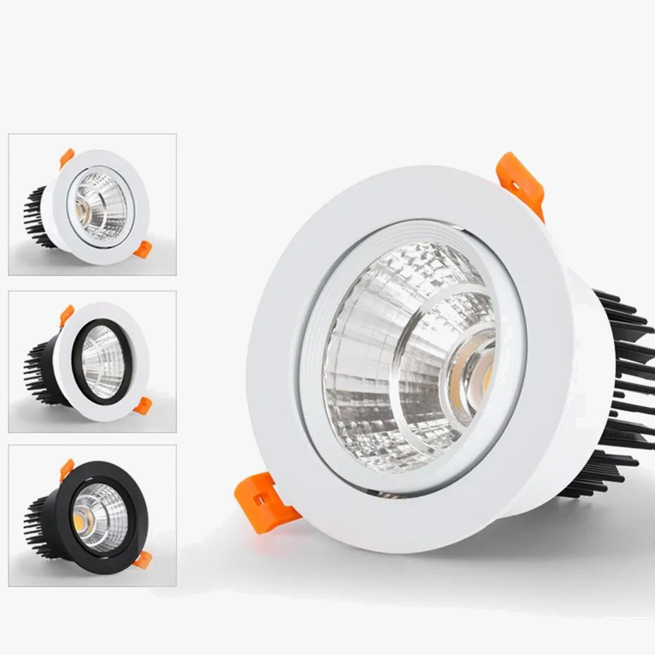 spot led encastrable plafond à intensité réglable éclairage intérieur