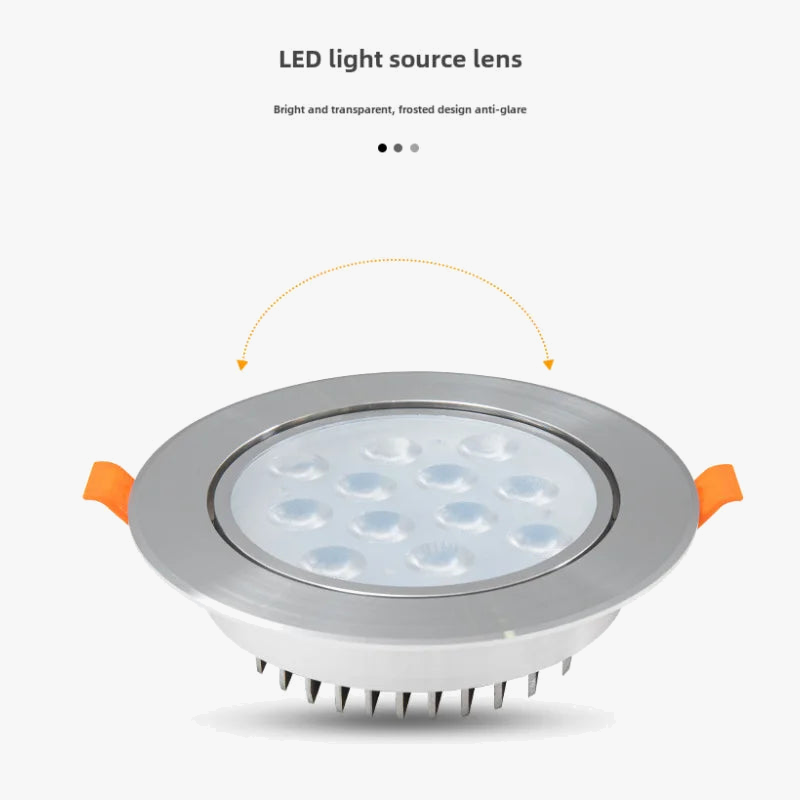 spot led encastrable pour éclairage intérieur moderne