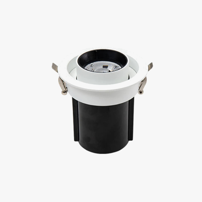 spot led encastrable rotatif en aluminium pour éclairage intérieur