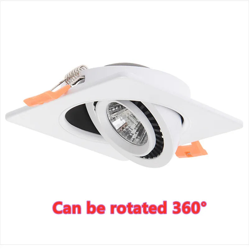 spot led encastrable rotatif et réglable de haute qualité