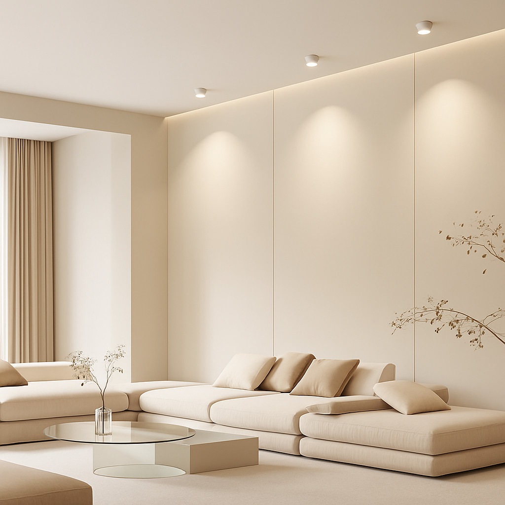 spot led encastrable rotatif à intensité variable éclairage intérieur