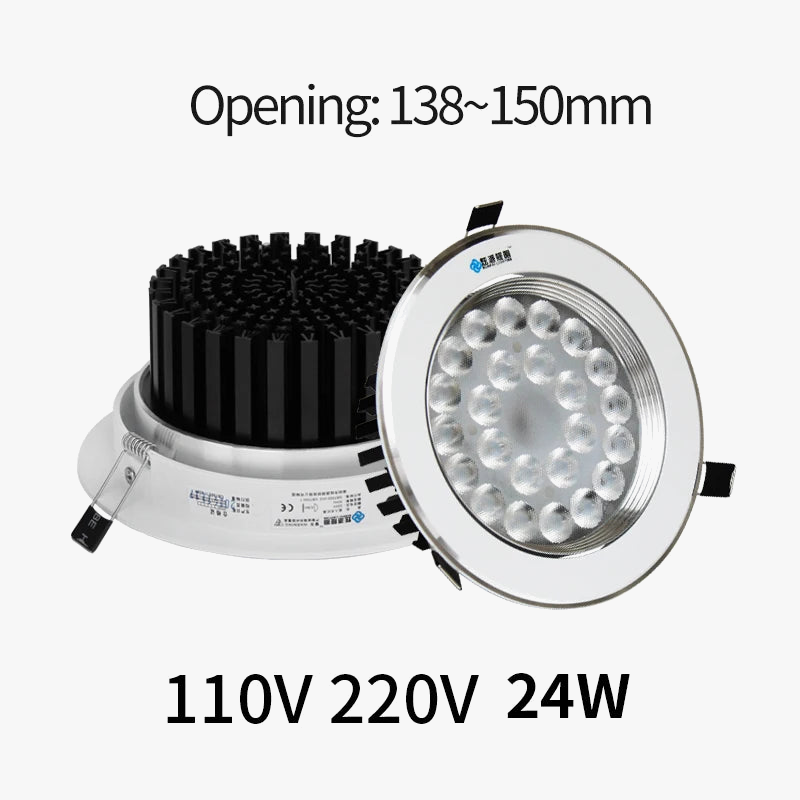 spot led encastrable super lumineux pour éclairage commercial