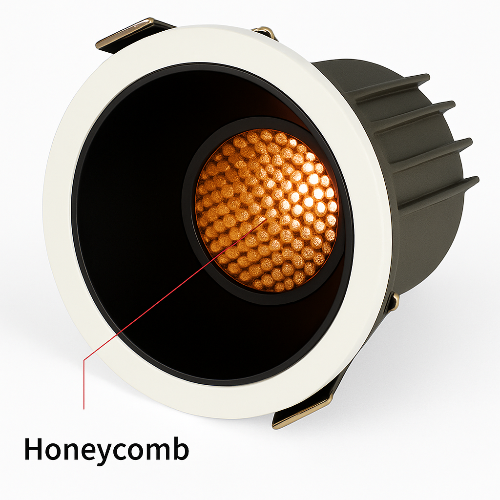 spot led encastrable étanche antireflet pour intérieur et extérieur