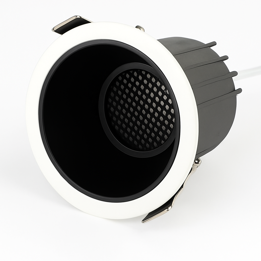 spot led encastrable étanche antireflet pour intérieur et extérieur