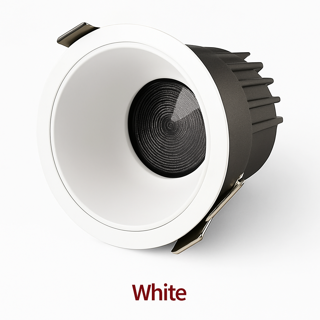 spot led encastrable étanche antireflet pour intérieur et extérieur