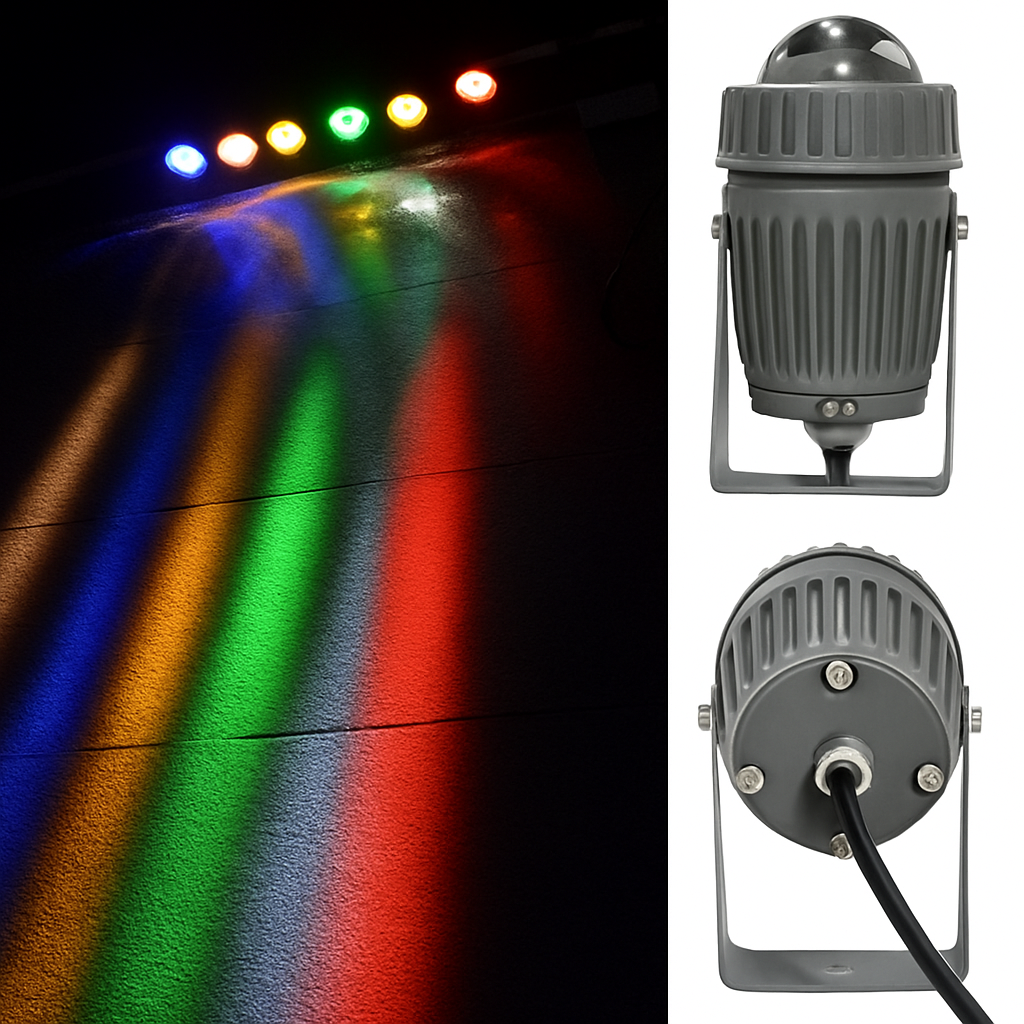 spot led extérieur haute puissance éclairage de paysage durable