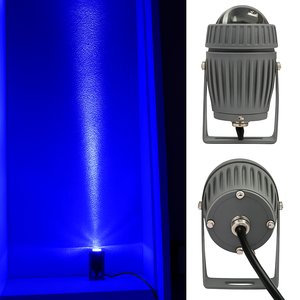 spot led extérieur haute puissance éclairage de paysage durable