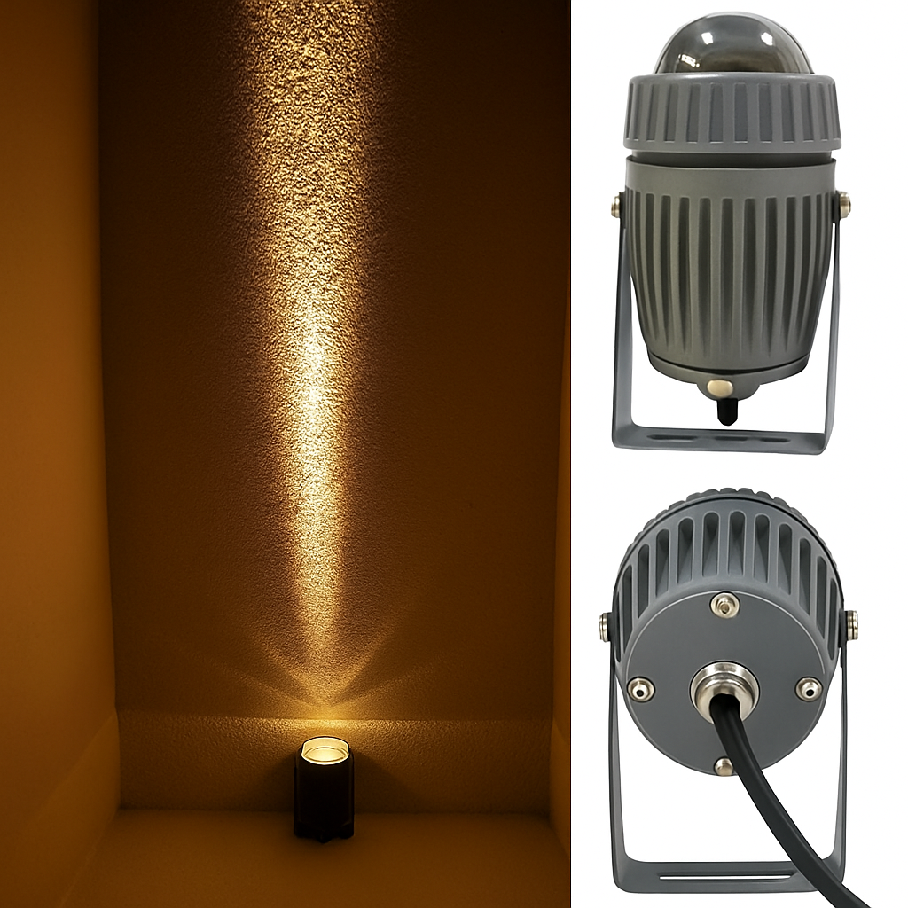 spot led extérieur haute puissance éclairage de paysage durable