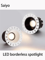 spot led intégré 	tuya zigbee réglable sans bordure