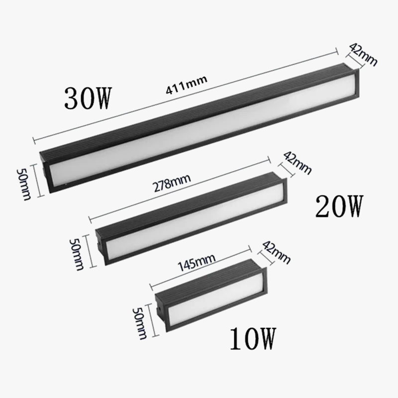 spot led à intensité variable éclairage encastré créatif linéaire