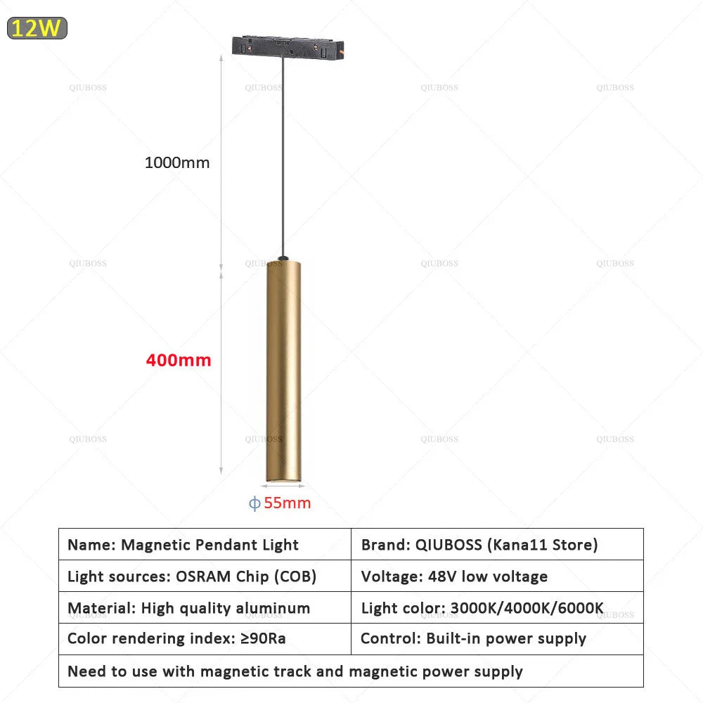 spot led magnétique pour éclairage intérieur moderne