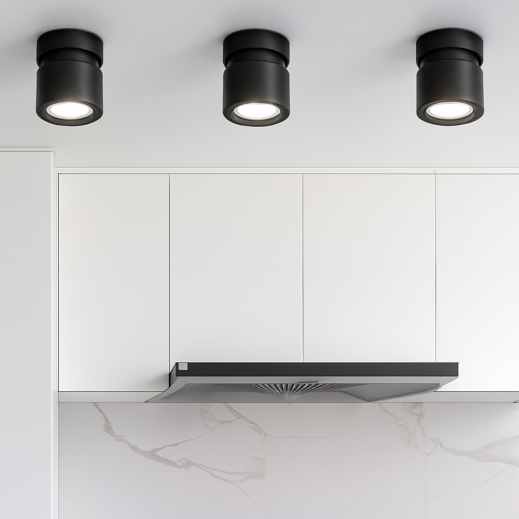 spot led moderne 360° réglable en aluminium pour intérieur