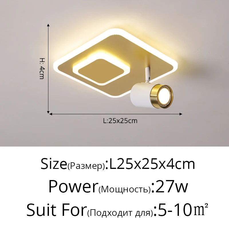spot led monté en surface pour allée et porche