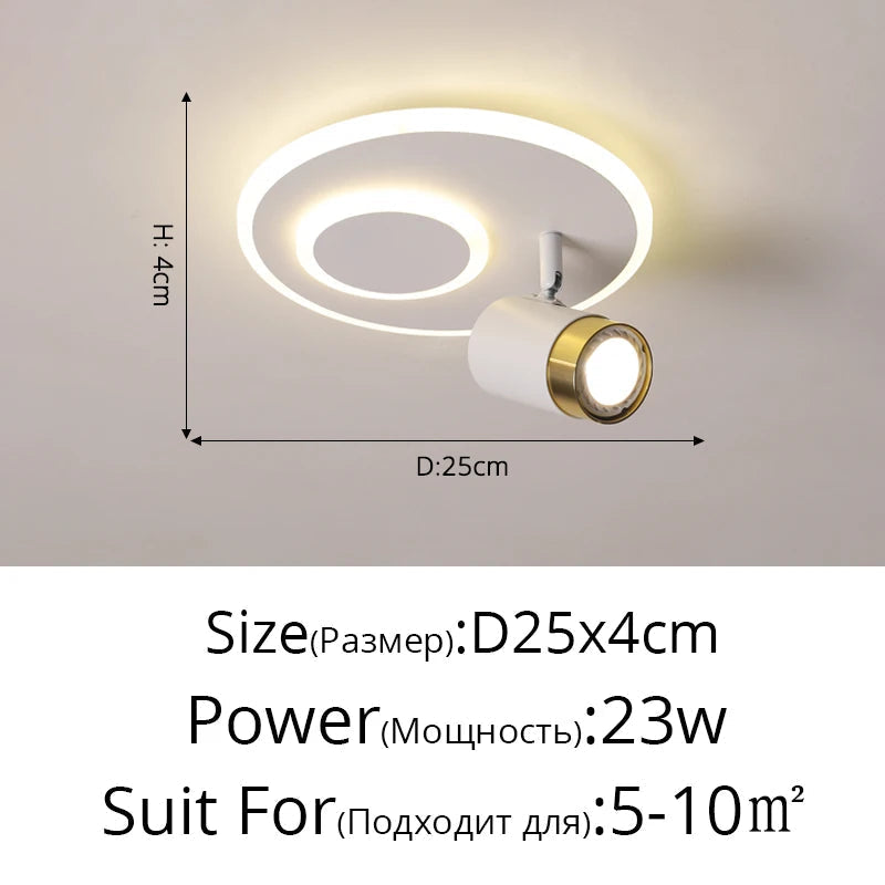 spot led monté en surface pour allée et porche