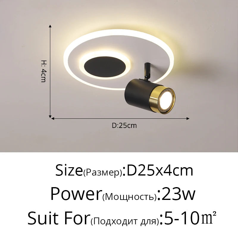 spot led monté en surface pour allée et porche