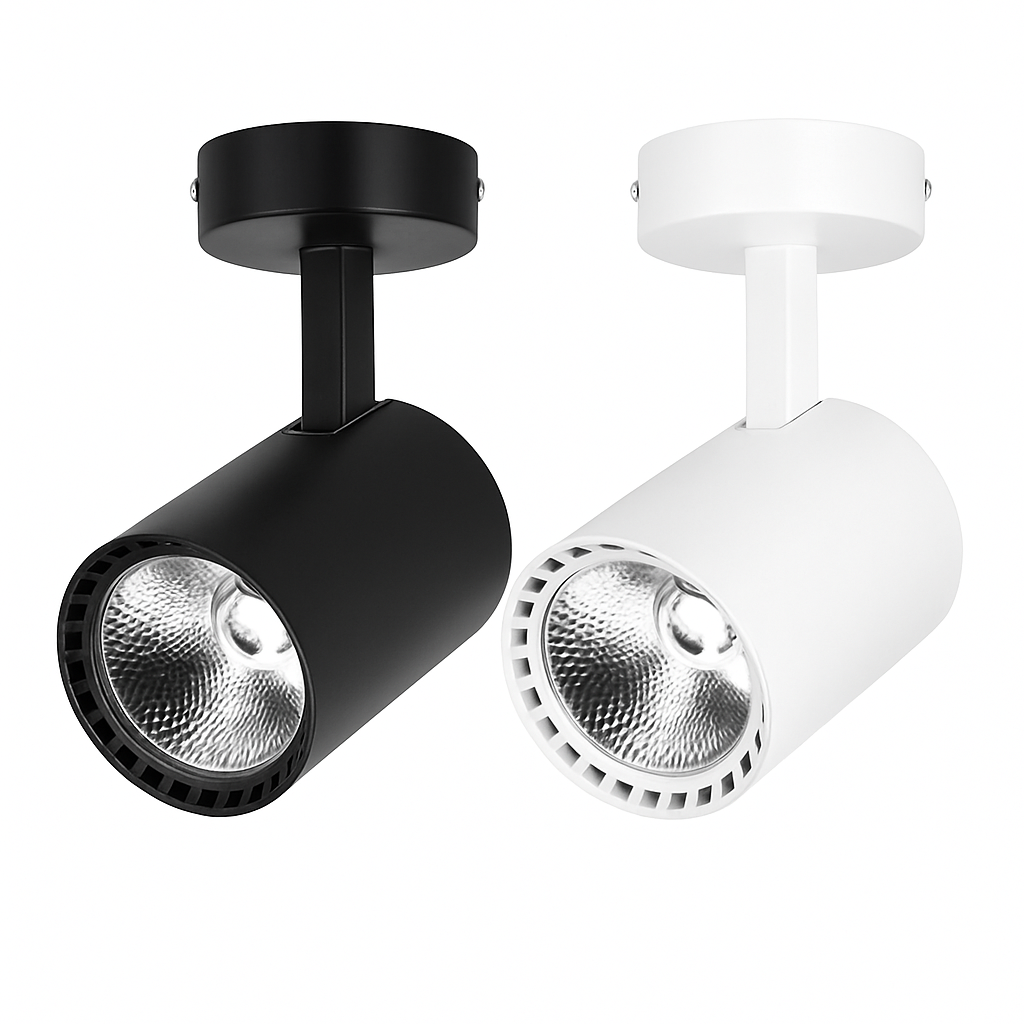 spot led orientable pour magasins et expositions