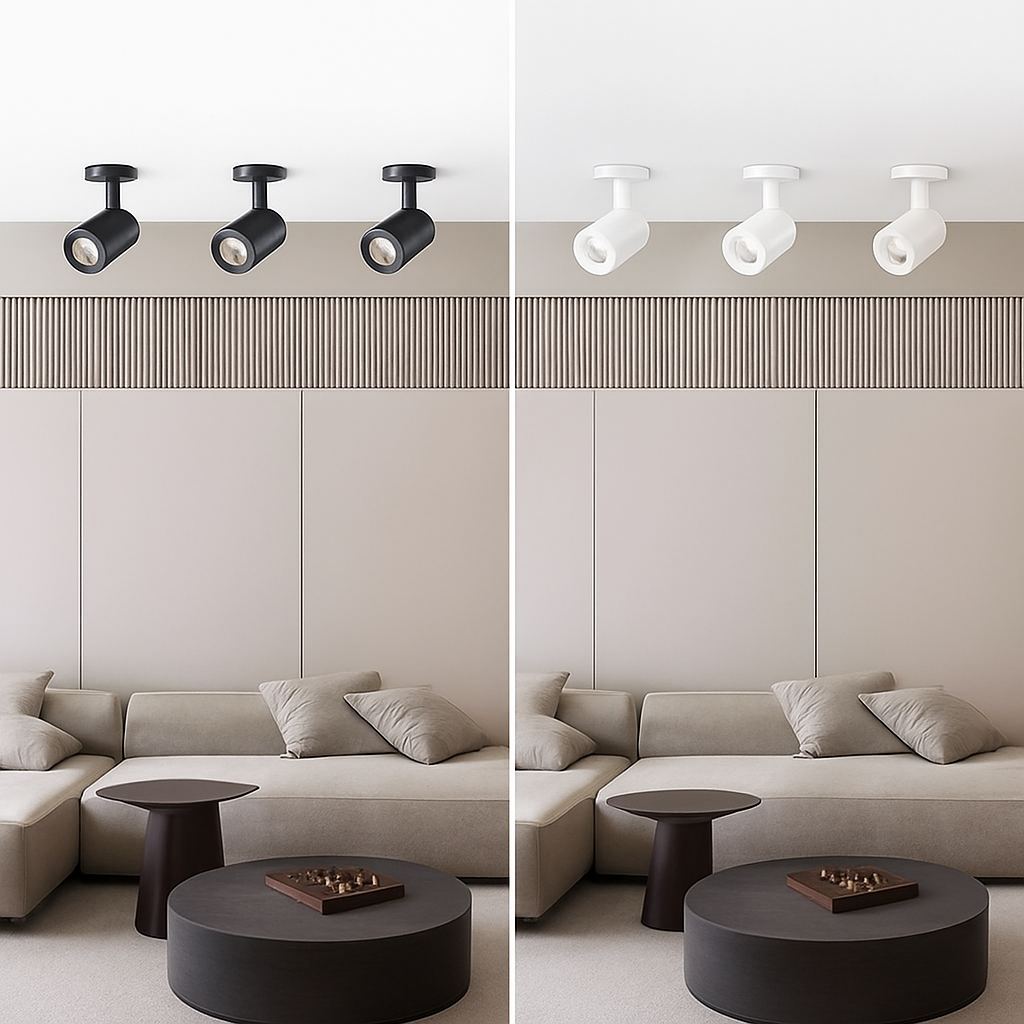 spot led orientable pour magasins et expositions