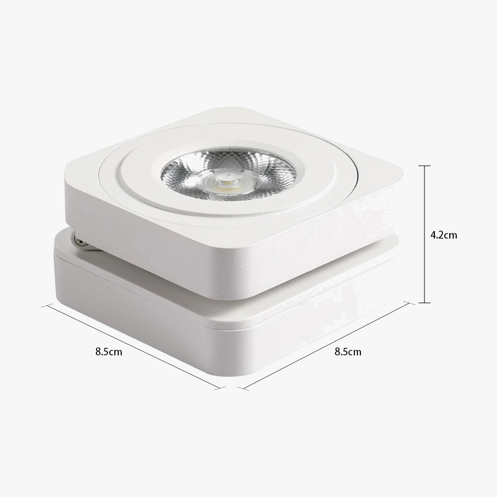 spot led pliable ultra mince rotatif 360 degrés éclairage modulable