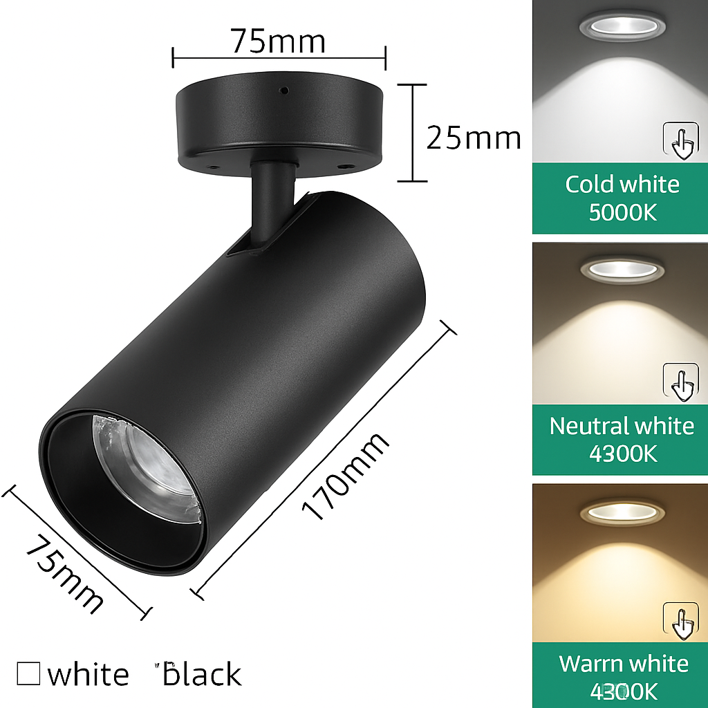 spot led pour éclairage intérieur design et moderne