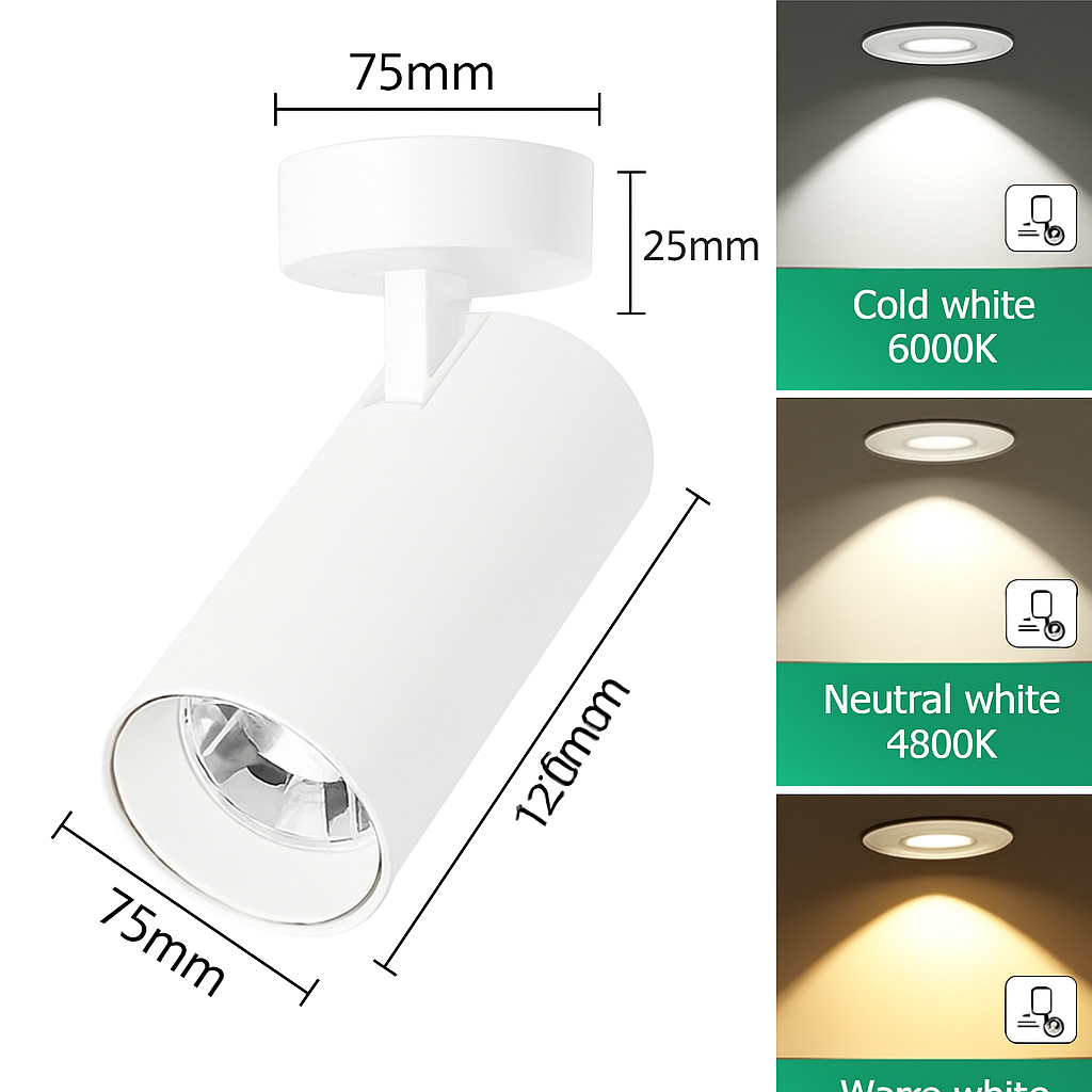 spot led pour éclairage intérieur design et moderne
