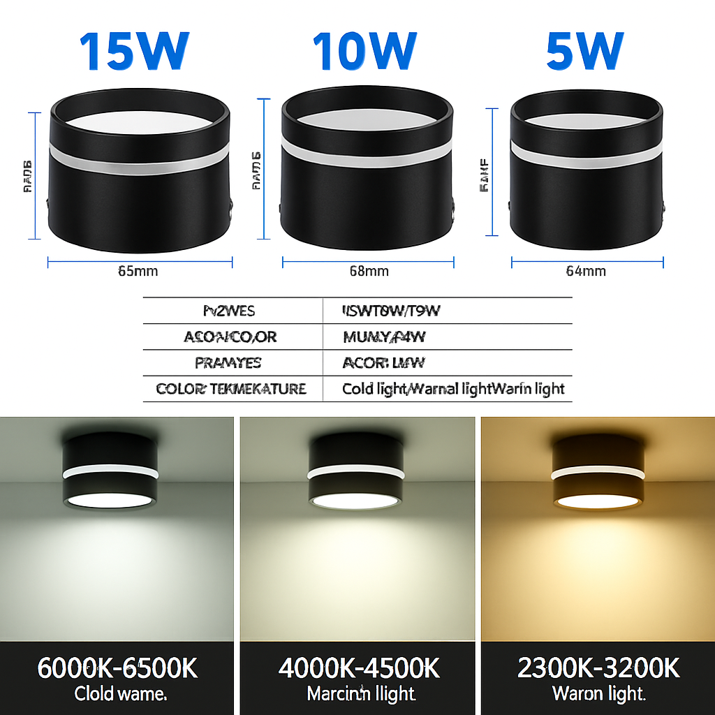 spot led pour plafond éclairage intérieur moderne et élégant