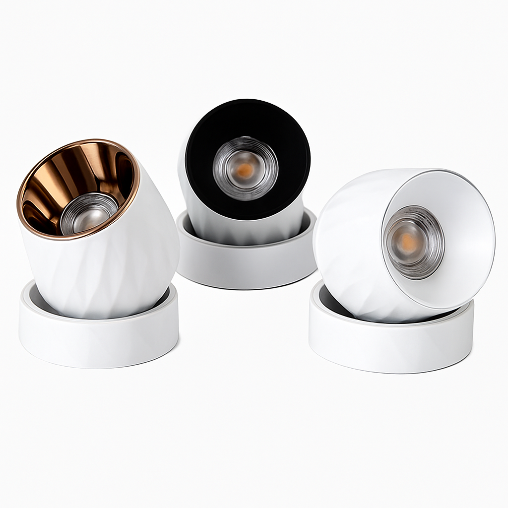 spot led rotatif à 360° éclairage mural pliable et anti-vertige
