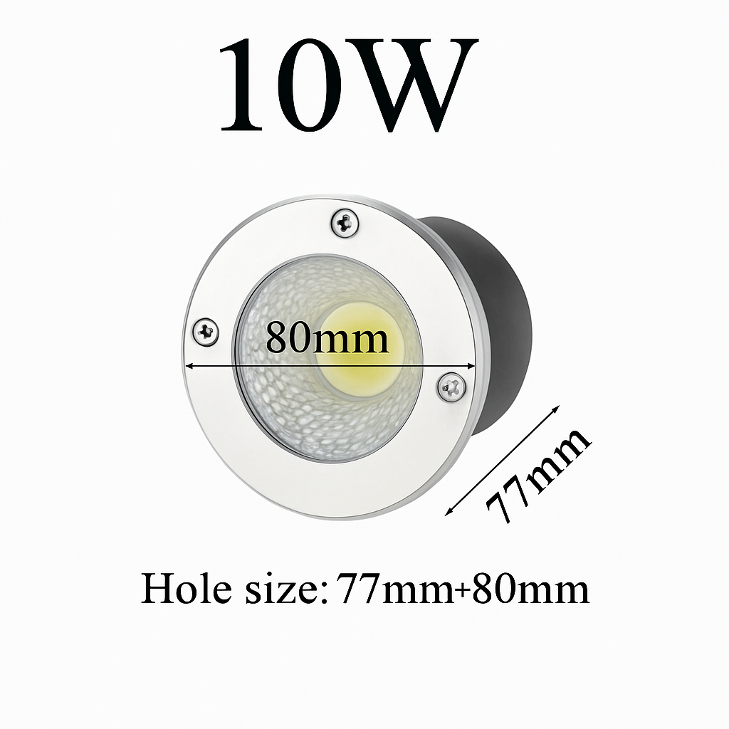 spot led souterrain pour jardin et aménagement extérieur