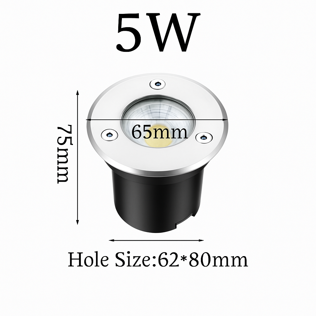 spot led souterrain pour jardin et aménagement extérieur