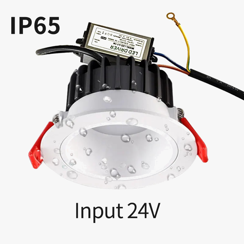 spot led étanche dimmable pour éclairage extérieur intégré