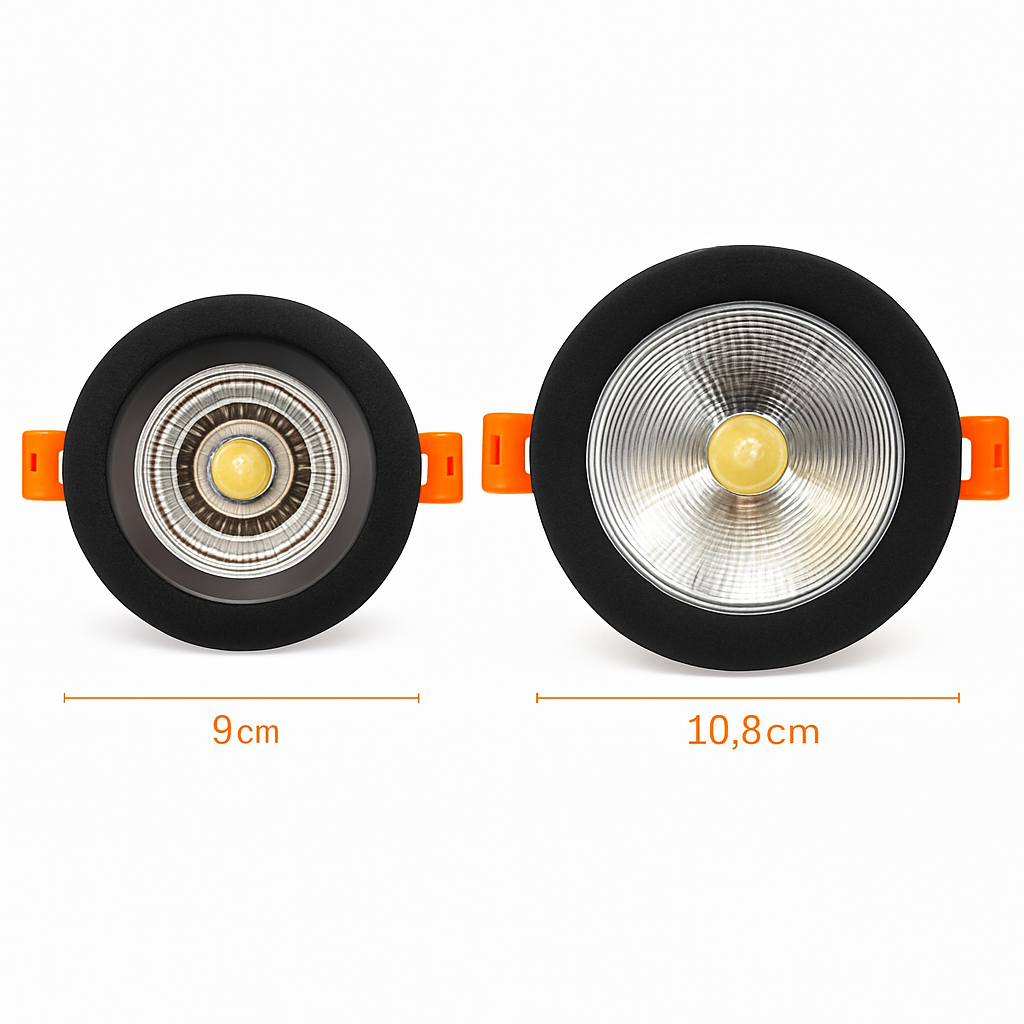 spot led étanche et ignifuge pour sauna et bain de vapeur