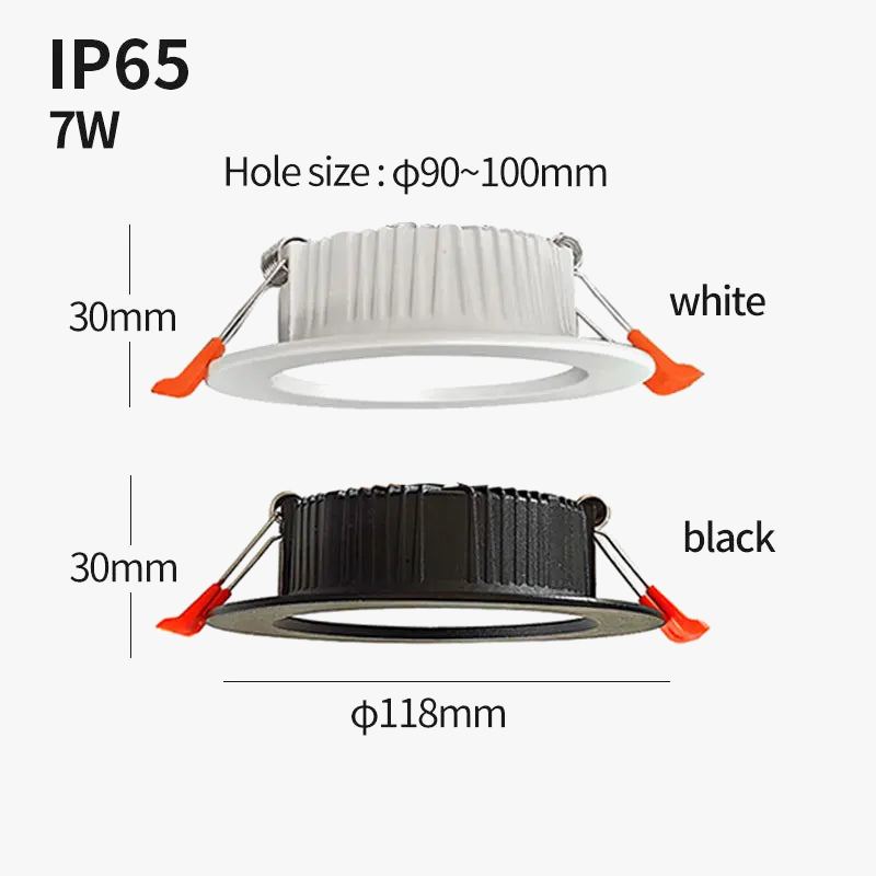 spot led étanche pour éclairage extérieur et intérieur