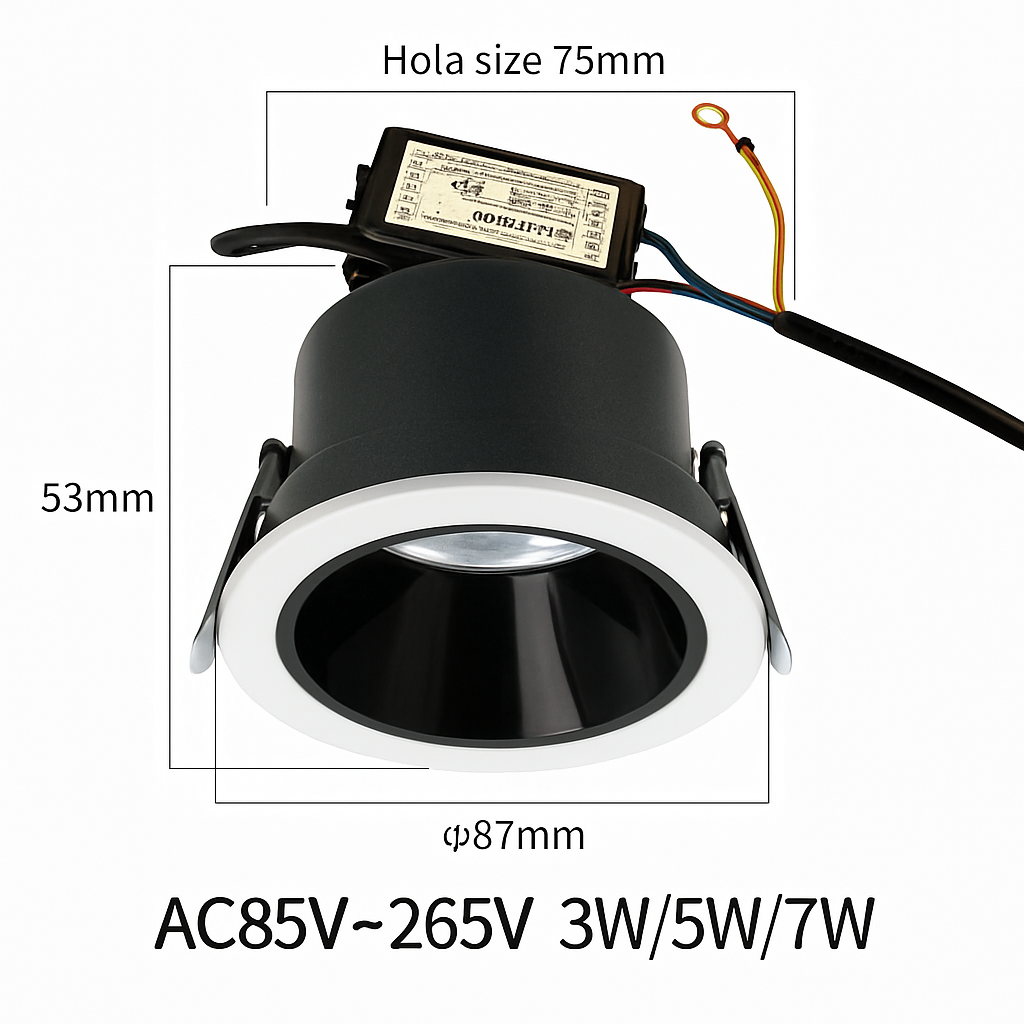 spot led étanche pour éclairage intérieur et extérieur