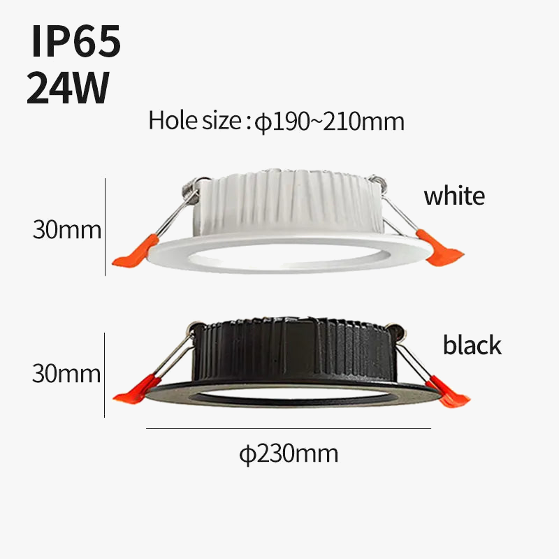 spot led étanche pour extérieur et intérieur avec kit driver